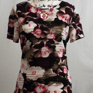 Calvin Klein Floral Short Sleeve Top